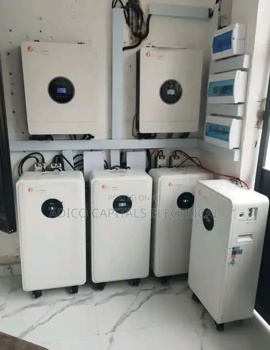 24kva Hybrid Inverter and 60kwh Solar System Setup
