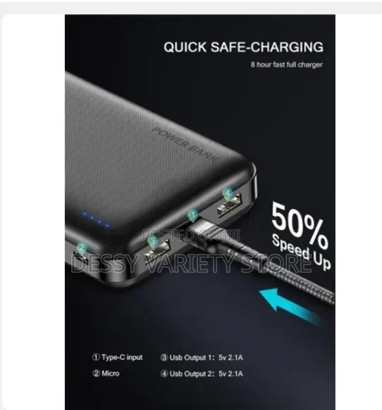 Ace Elec 20000 Mah Utra Slim Portable Power Bank