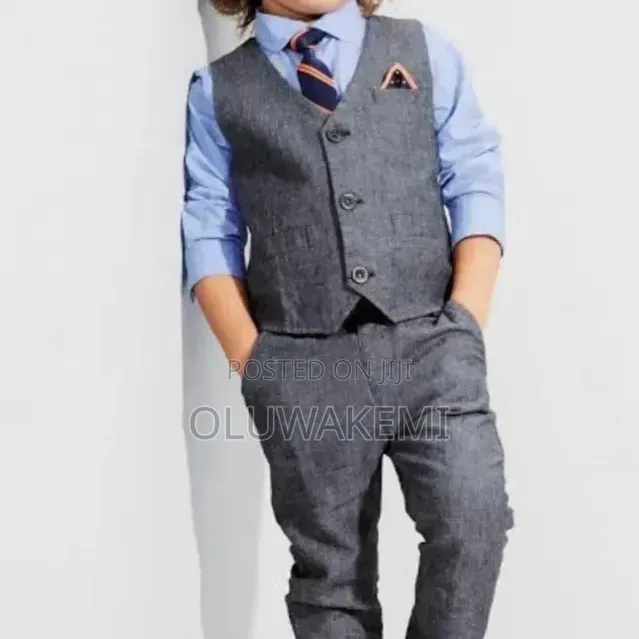 Cchildren's Gown, Skirts, Denim Jacket And Chinose Trousers