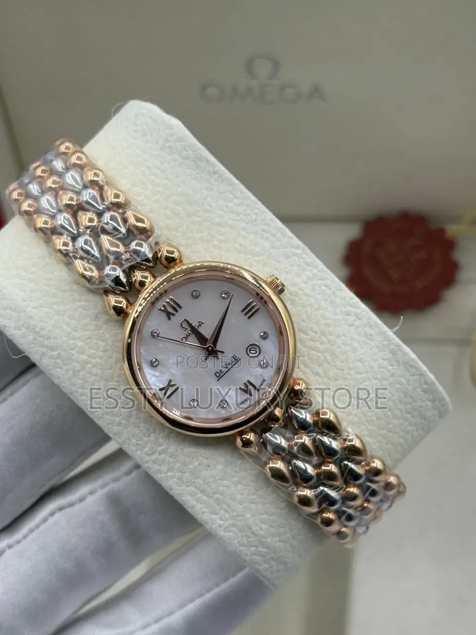 Omega Quality Luxury Female Stainless Steel Wristwatch