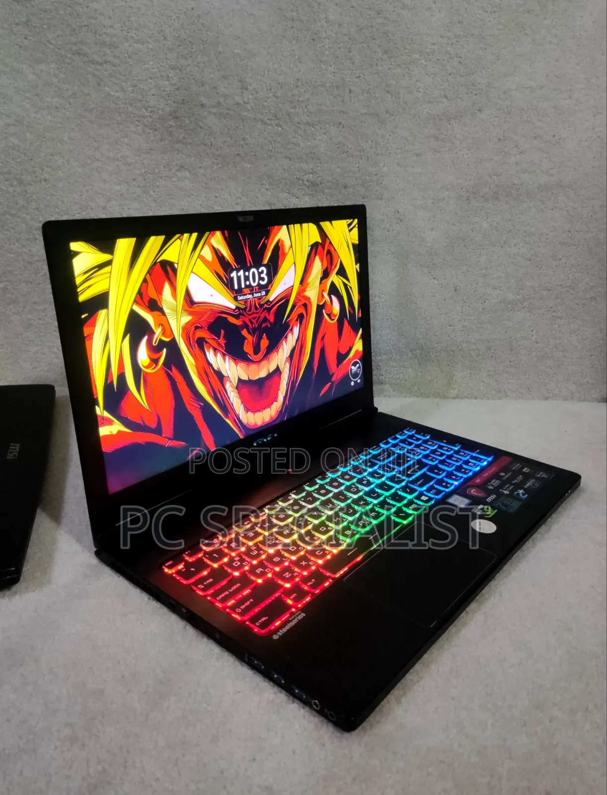 Laptop MSI GS63 7RE Stealth Pro 16GB Intel Core i7 SSD 256GB