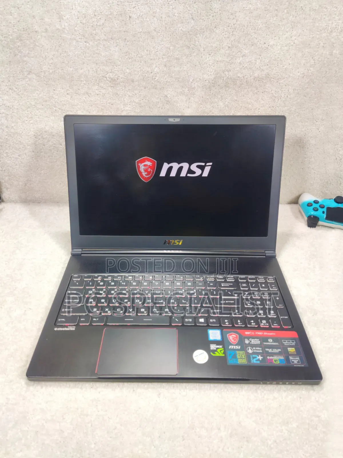 Laptop MSI GS63 7RE Stealth Pro 16GB Intel Core i7 SSD 256GB
