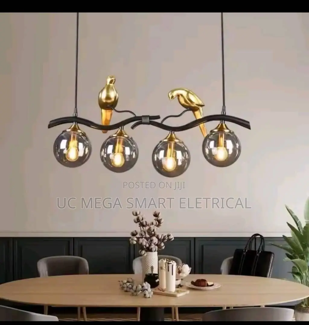 Nordicstyle Bird Led Pendant Light Modern Glass Spherical Pendant