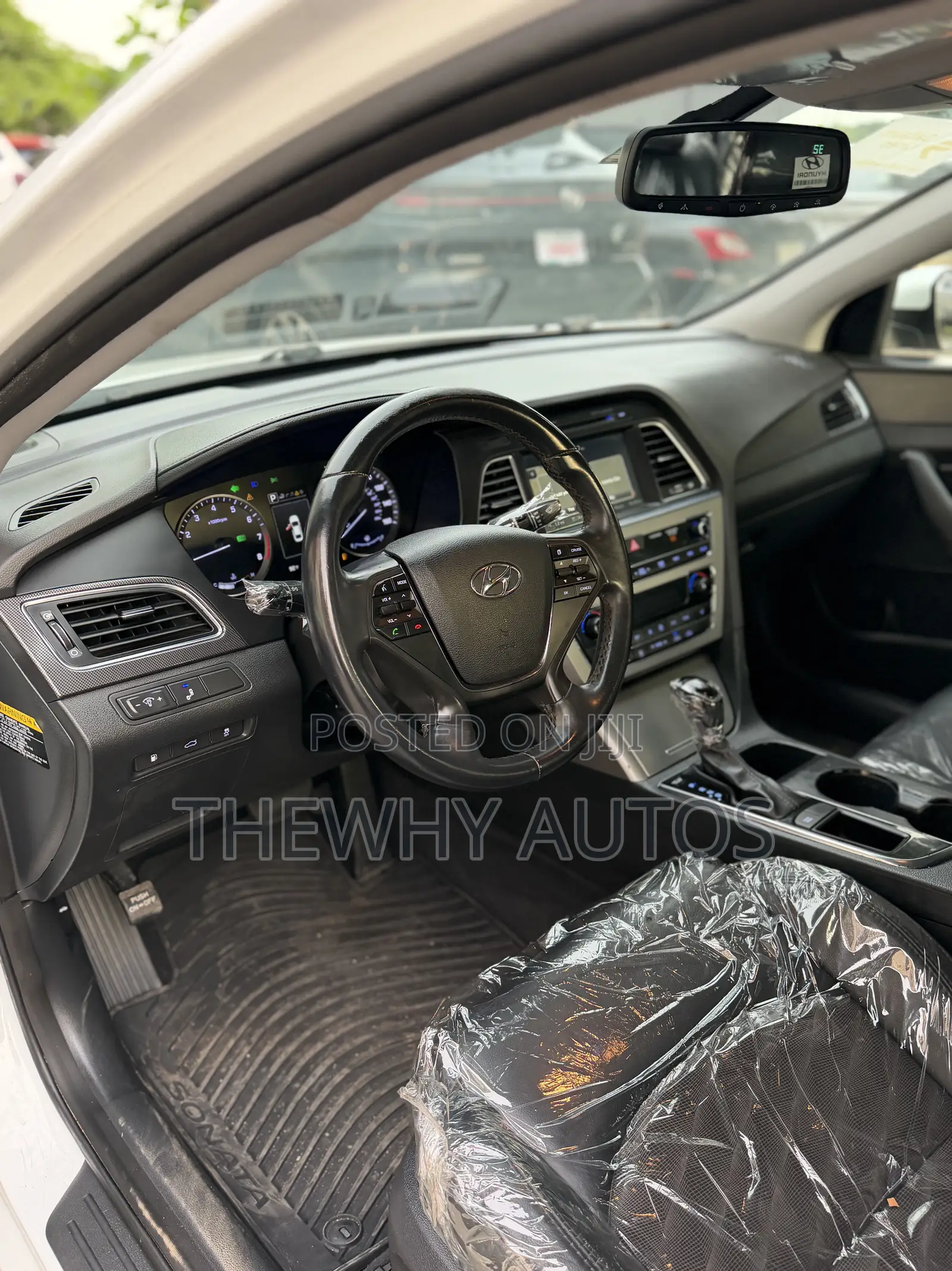 Hyundai Sonata Sport 4dr Sedan (2.4L 4cyl 6A) 2015 White