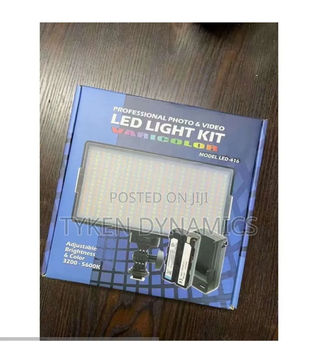 Professional Photo Video Led Light Kit, Specifically Model Led-416.