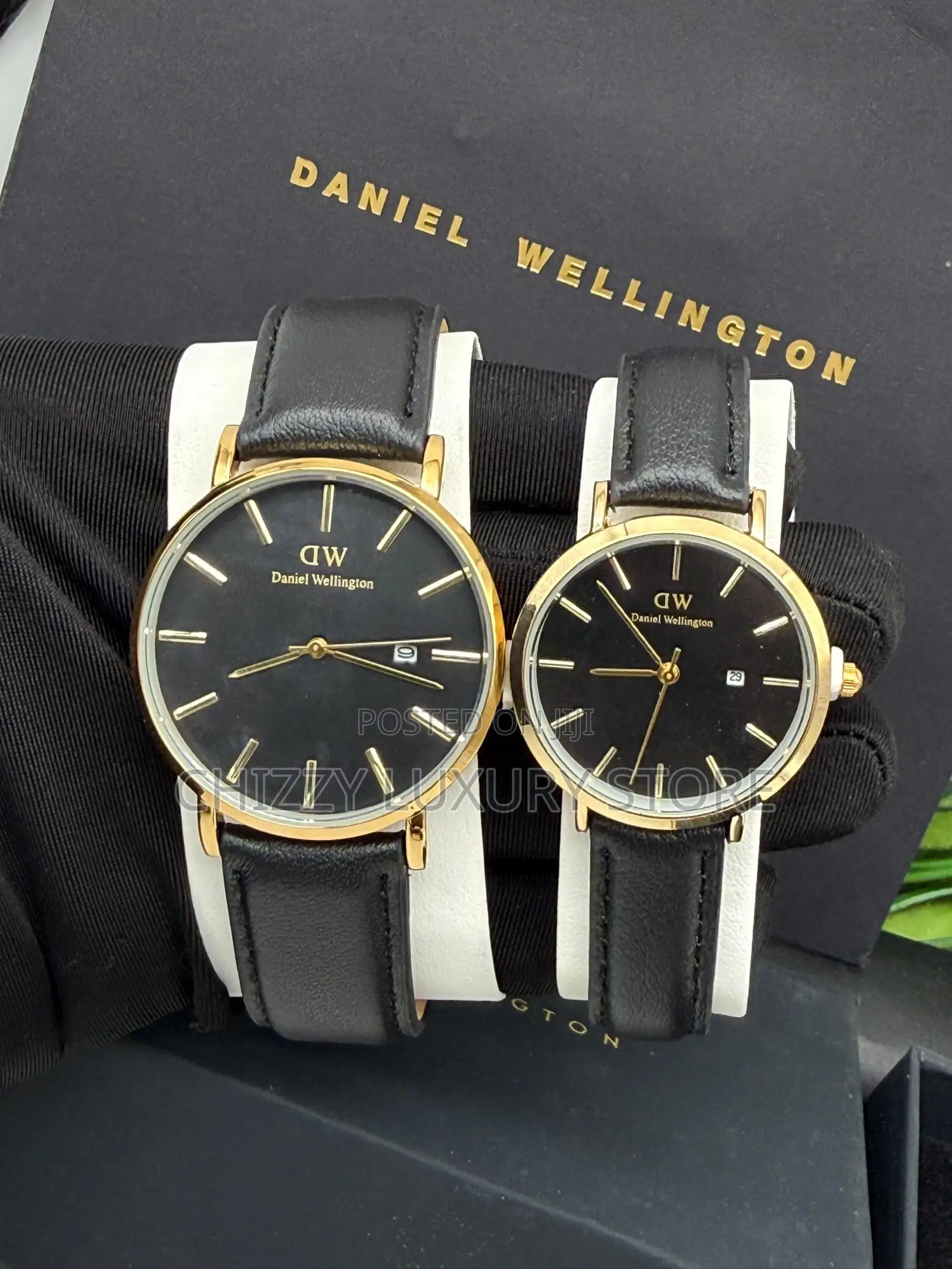 Daniel Washington Quality Luxury Men Genuine Leather Wristwatch