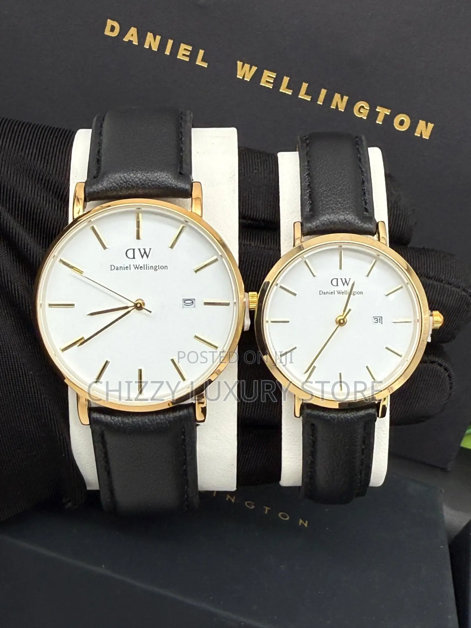 Daniel Washington Quality Luxury Men Genuine Leather Wristwatch