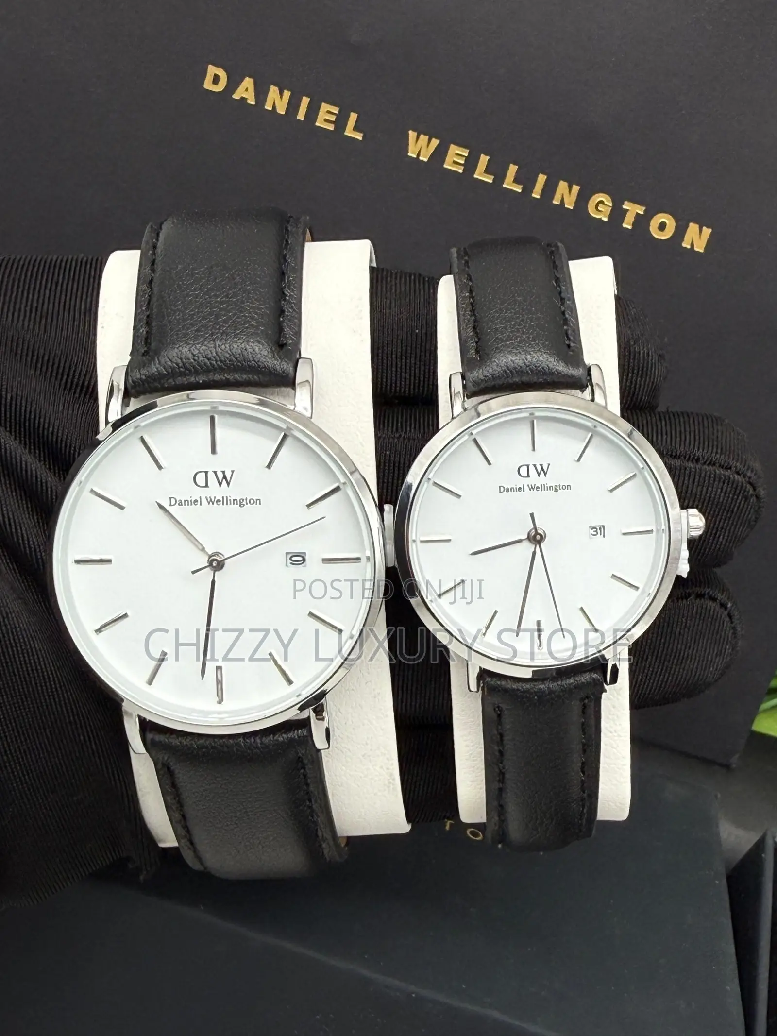 Daniel Washington Quality Luxury Men Genuine Leather Wristwatch