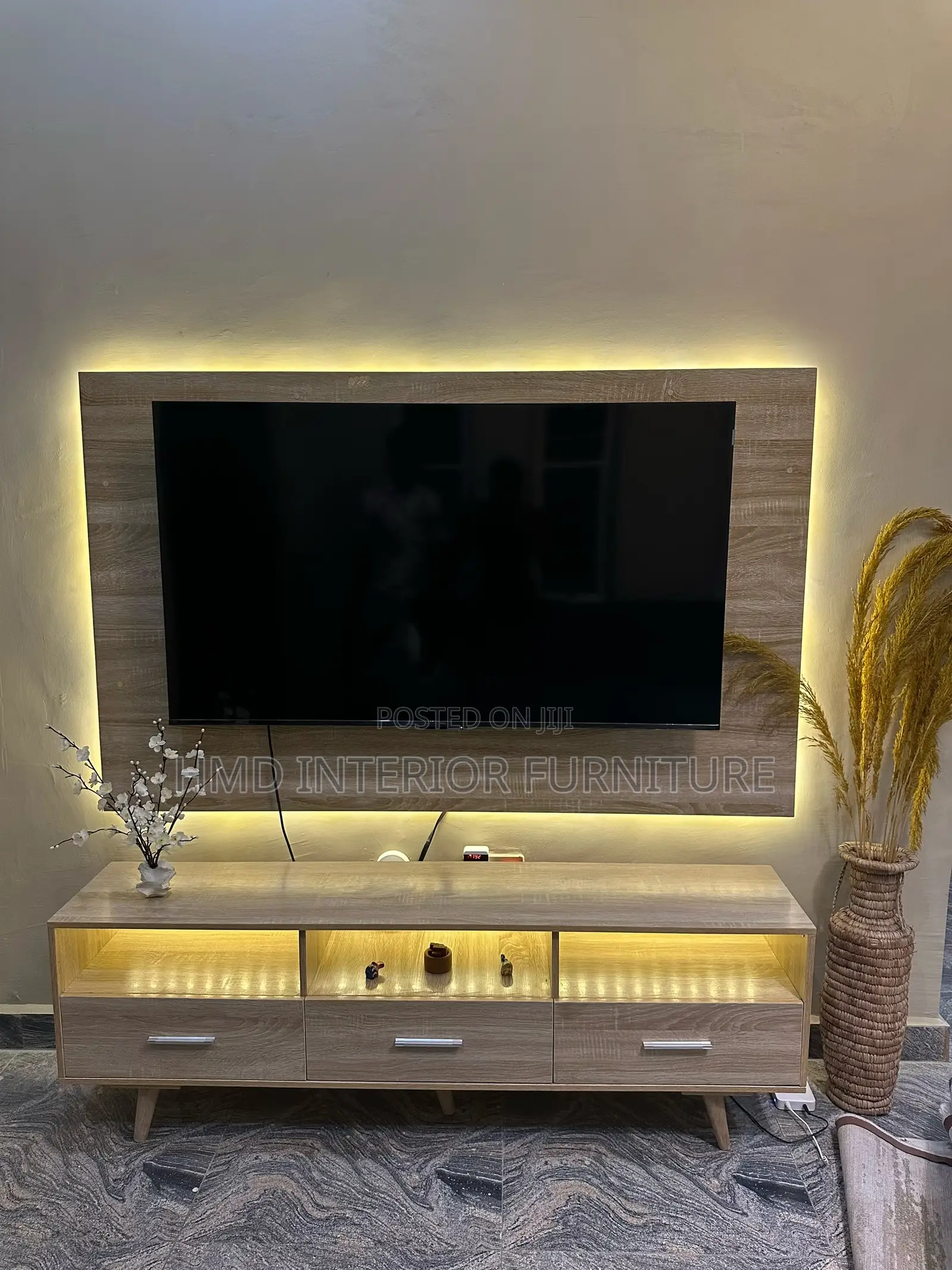 Tv Console With Light 5ft