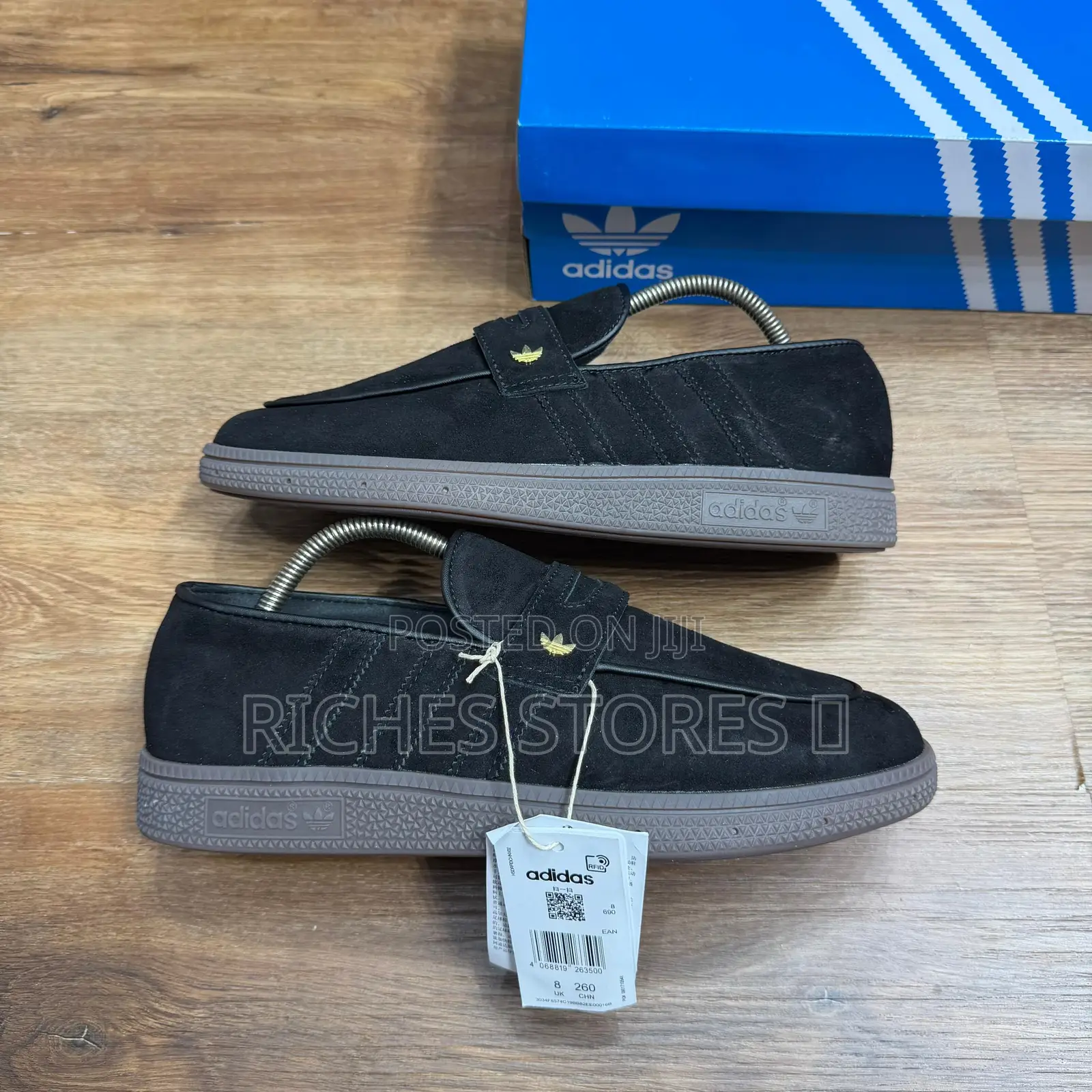 New in Adidas Handball Spezial Black Loafers