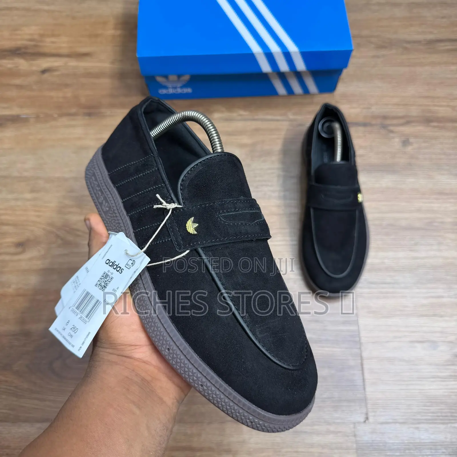 New in Adidas Handball Spezial Black Loafers