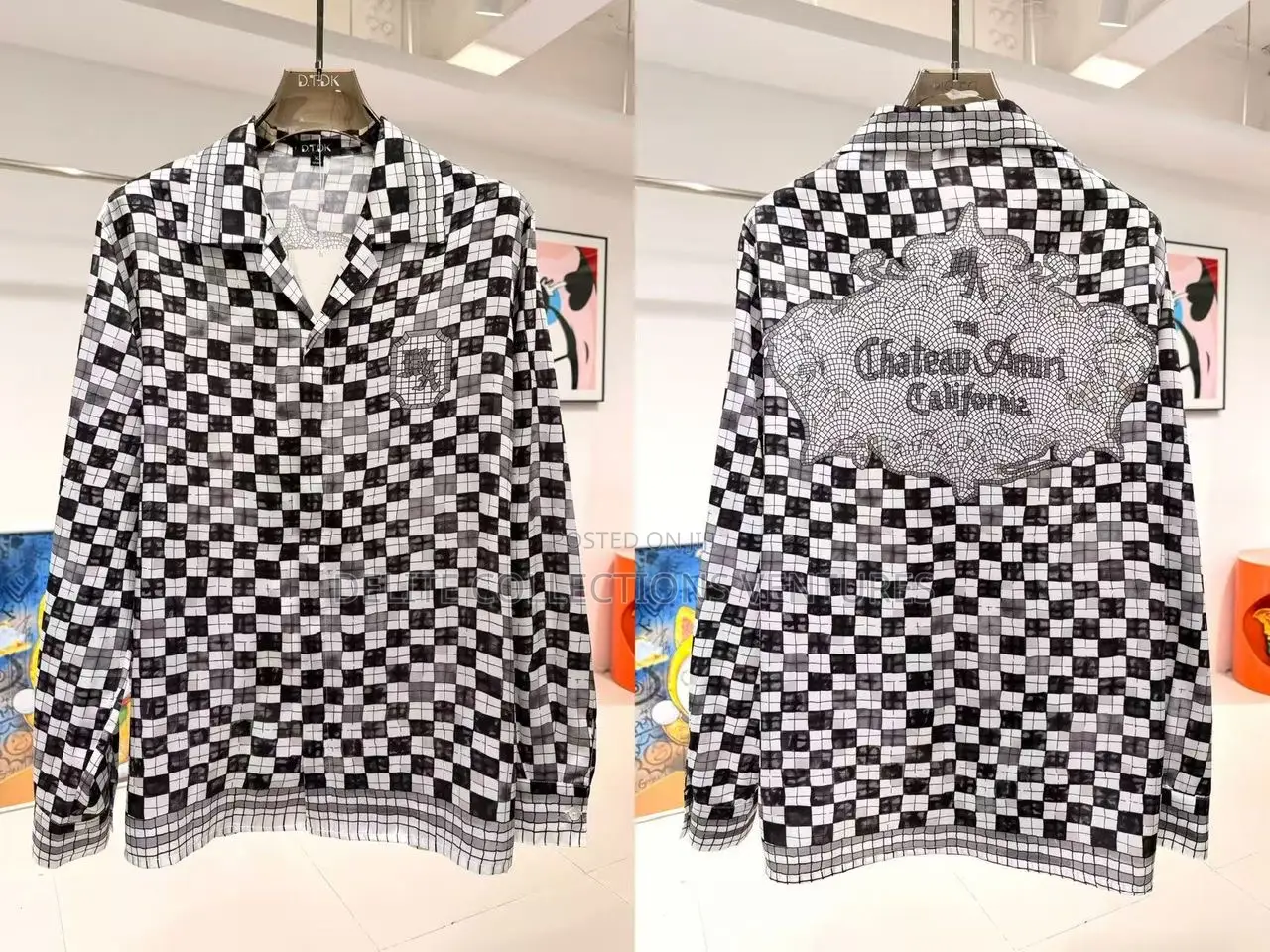Luxury Update  Dolce Gabbana Logo-Print Longsleeve Shirt