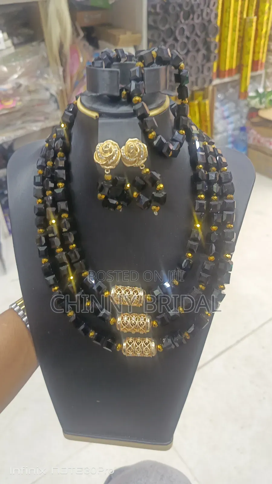 Black Traditional Bead for Women
