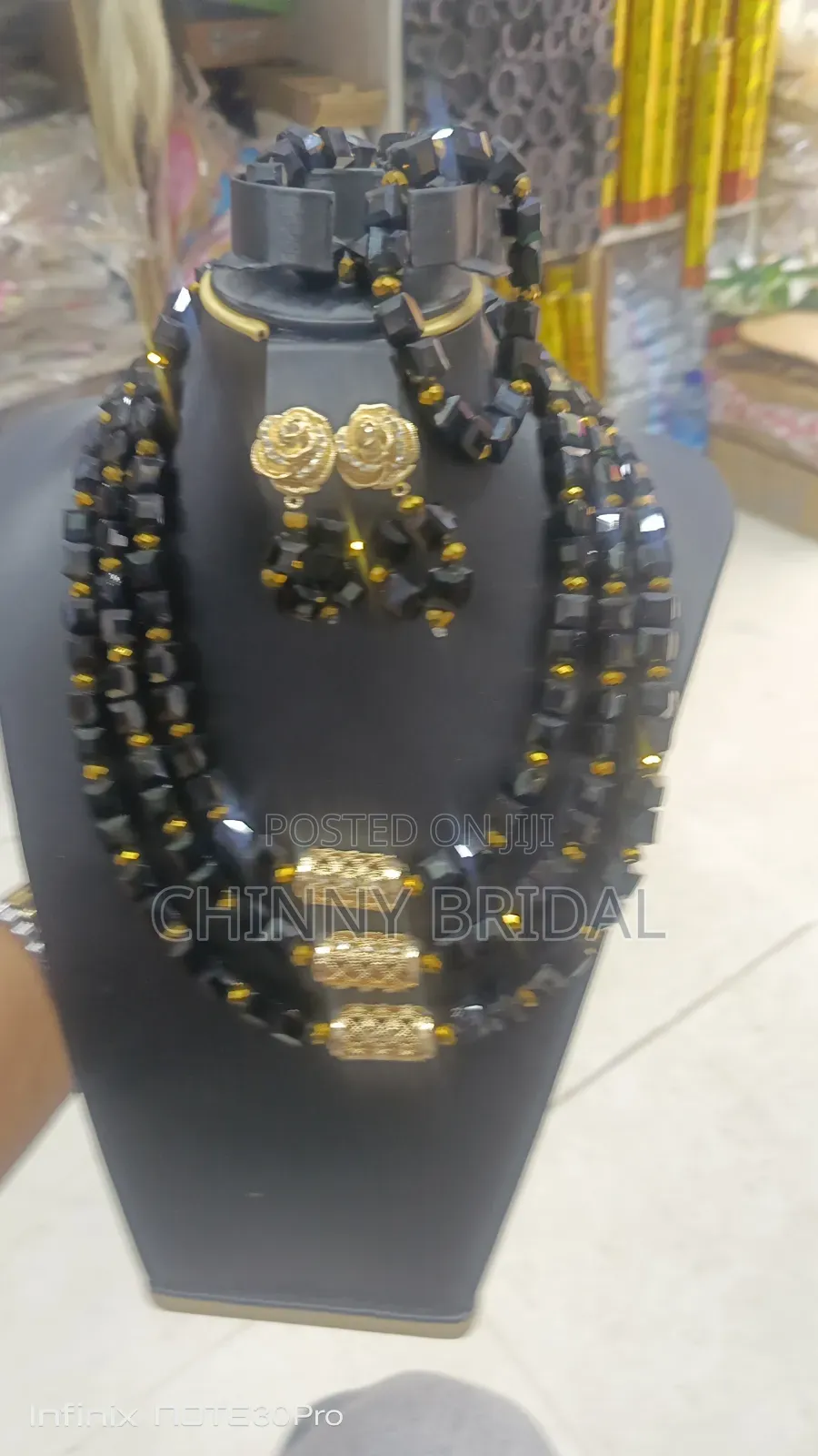 Black Traditional Bead for Women