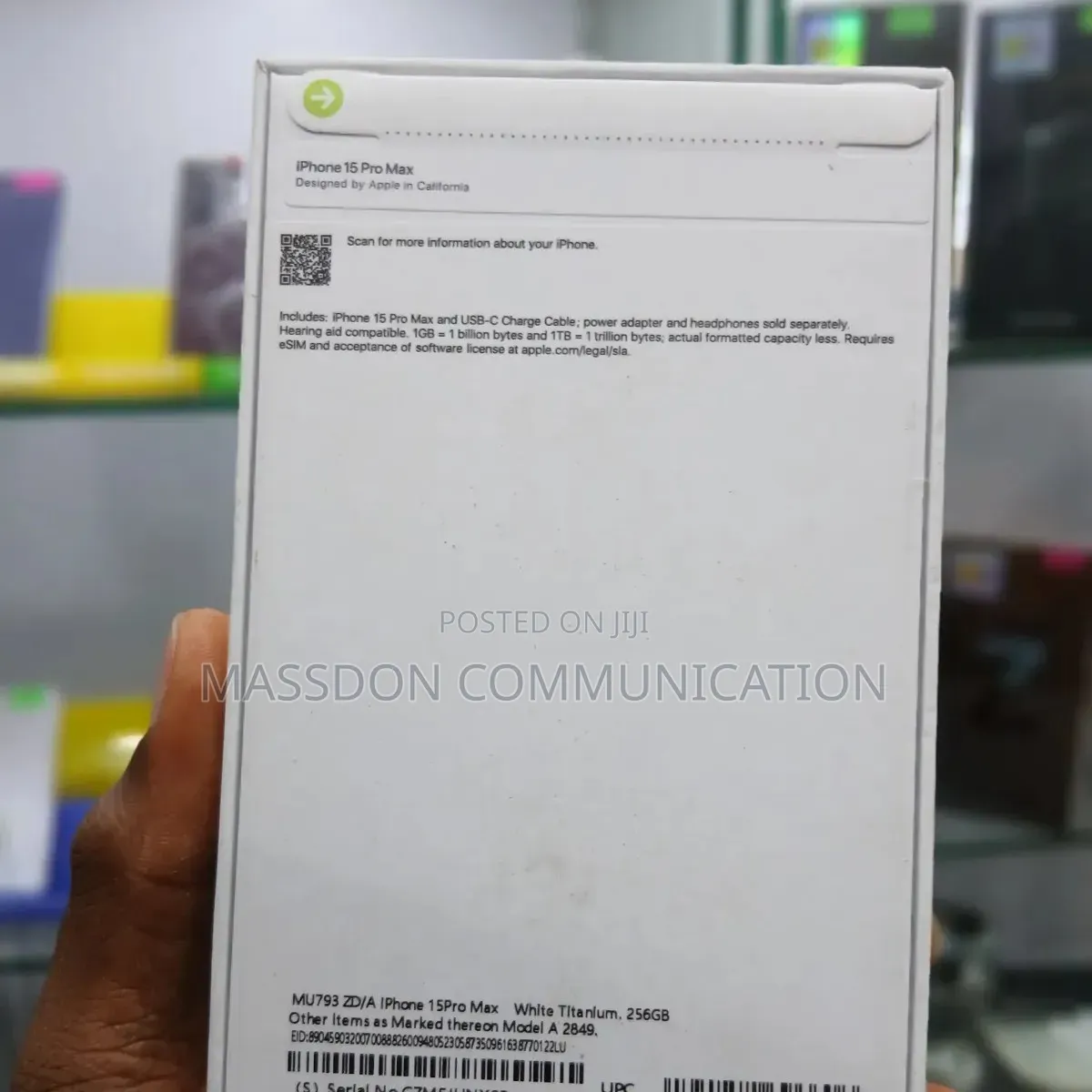 New Apple iPhone 15 Pro Max 256 GB White