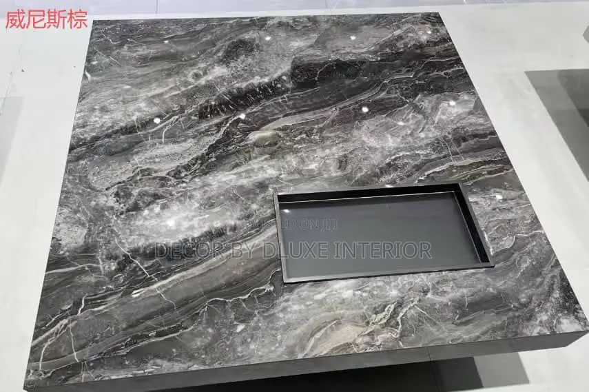 Italian Modern Rock Slab Minimalist Coffee Table