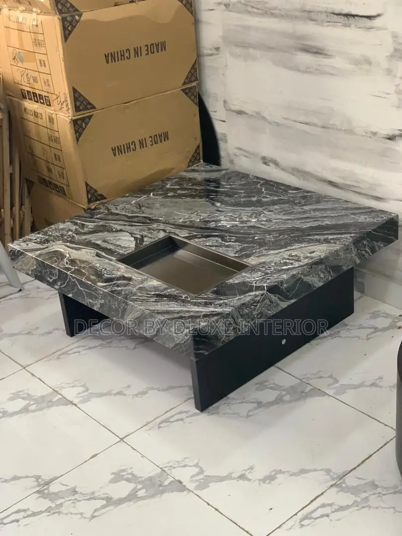 Italian Modern Rock Slab Minimalist Coffee Table