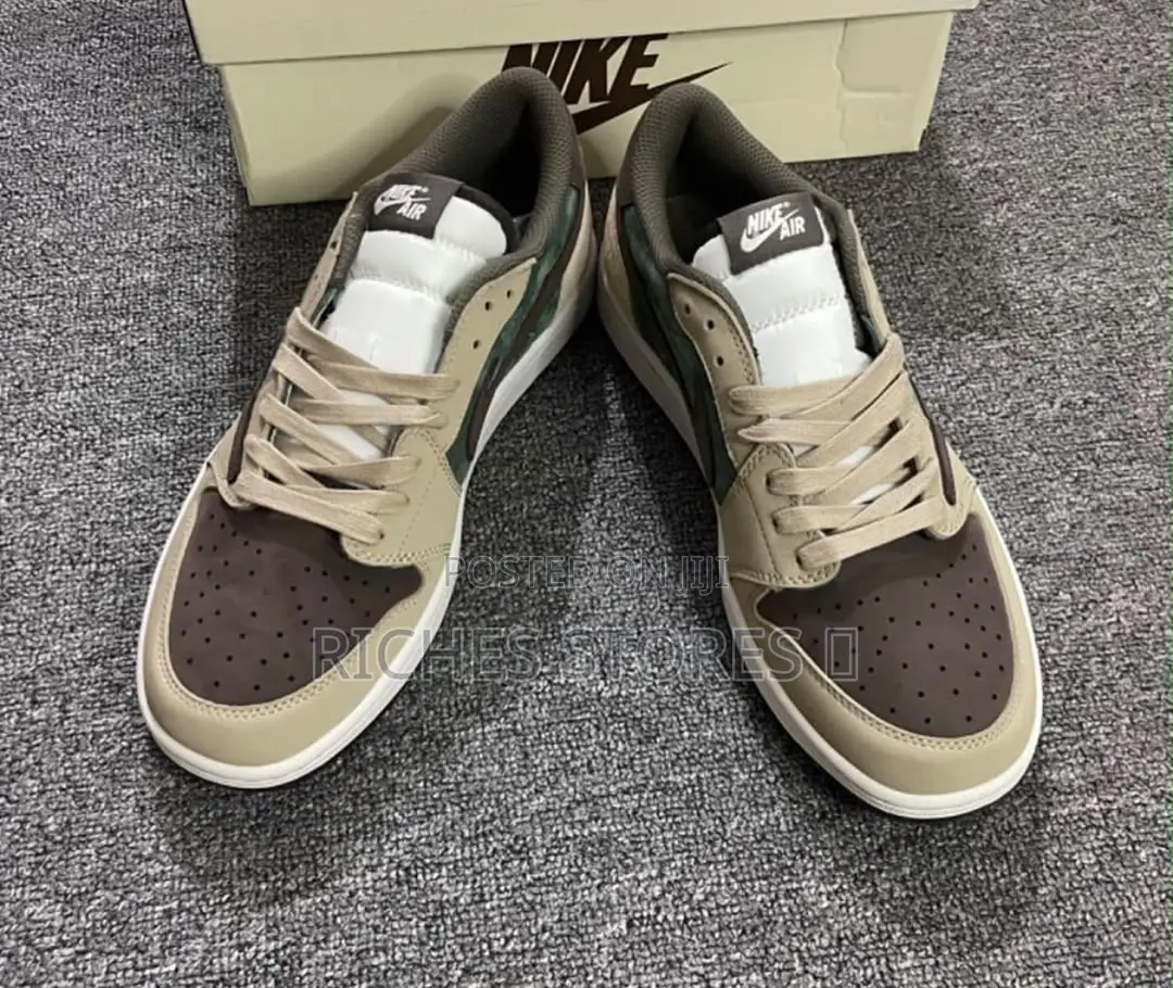 Nike X Travis Scott Air Jordan 1 Low"Olive" or "Sail and Ridgerock"
