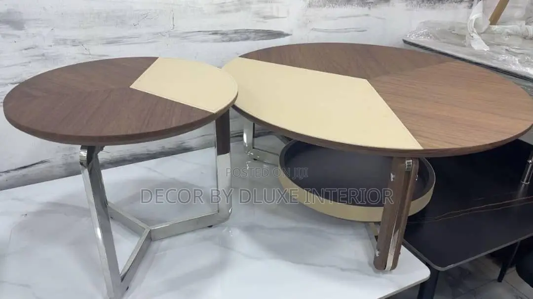Luxurious Round 2 in 1 Coffee Table