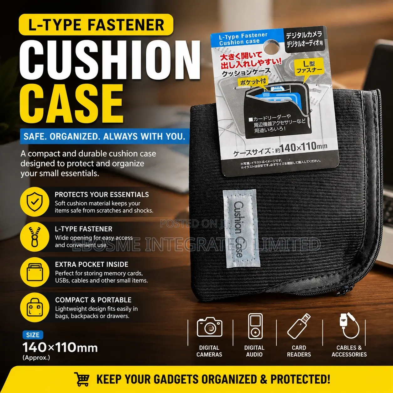 Mini Cushion Case 140 X 110 Mm