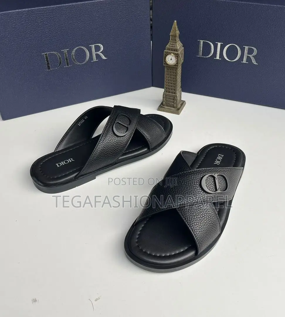 Christian Dior Leather Slide Pam