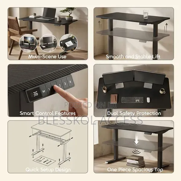 Oraimo Flexistation Ergonomic Smart Adjustable Electric Standing Desk