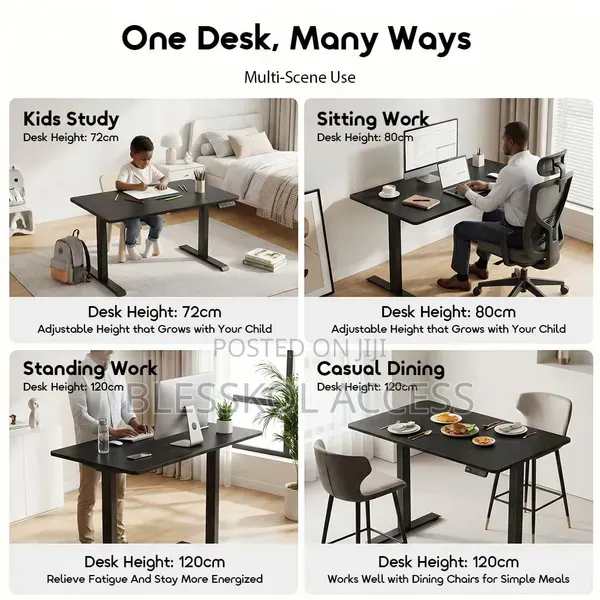 Oraimo Flexistation Ergonomic Smart Adjustable Electric Standing Desk