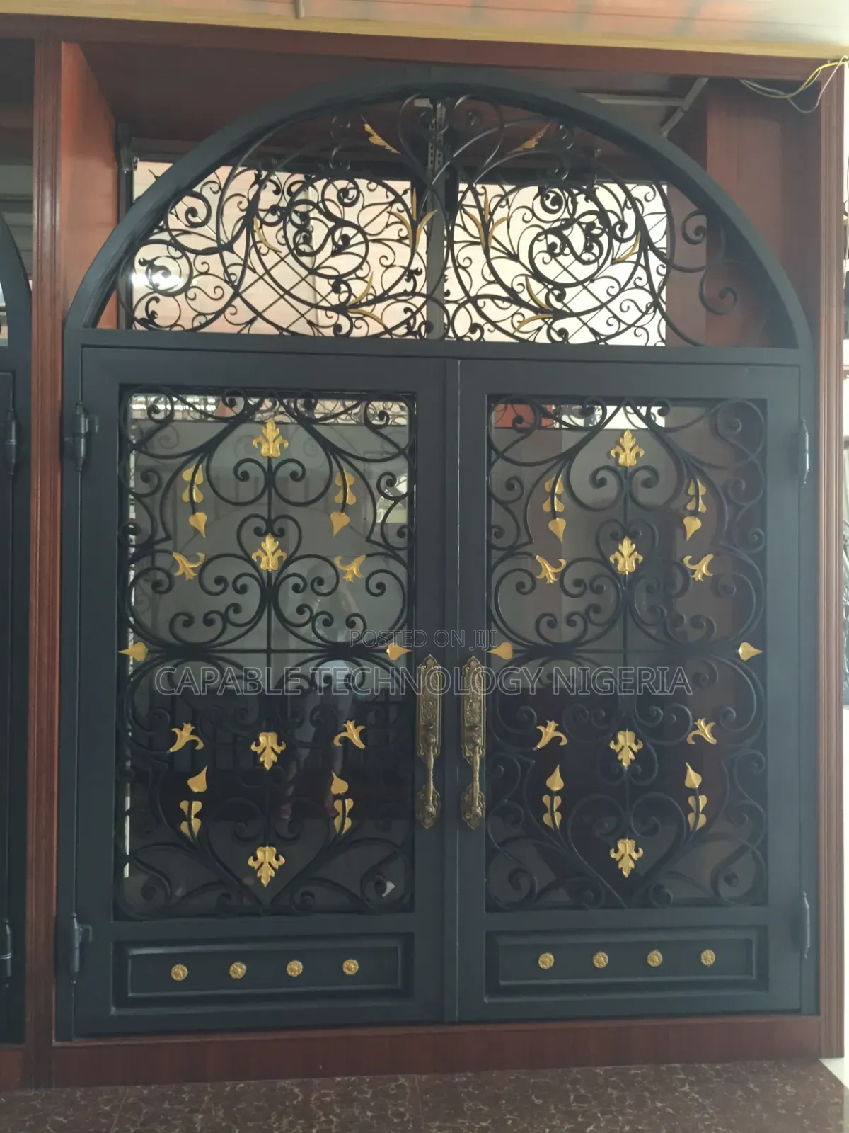 Modern Wrought Iron Gate Garden