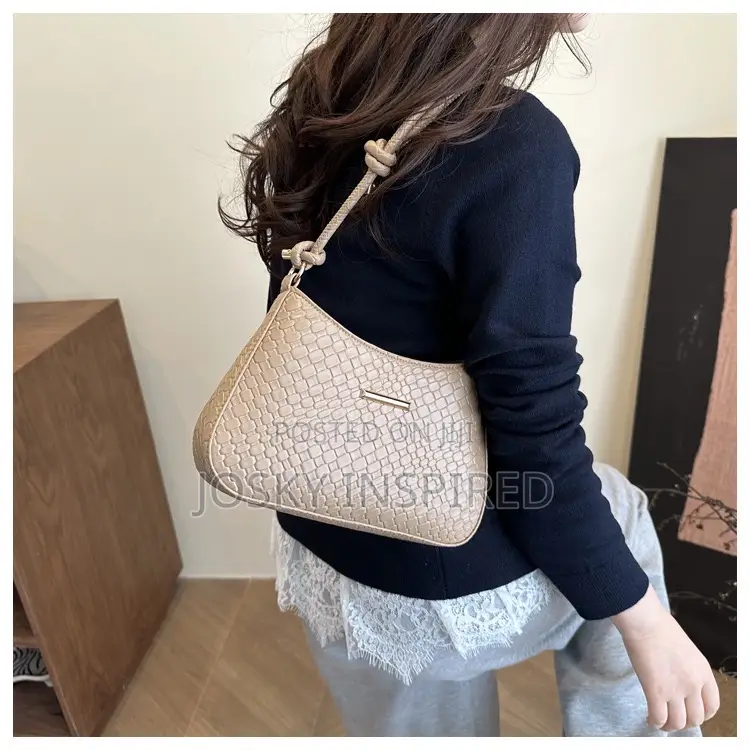 Ladies Sholder Bag Pu Textured Leather