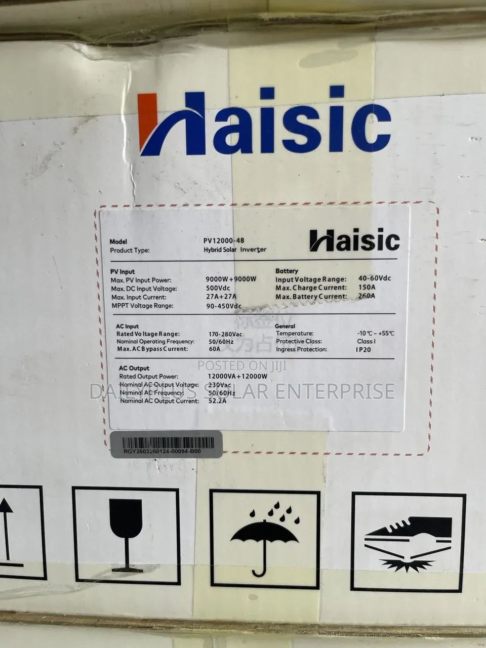 Haisic 15kva 48v Solar Hybrid Inverter