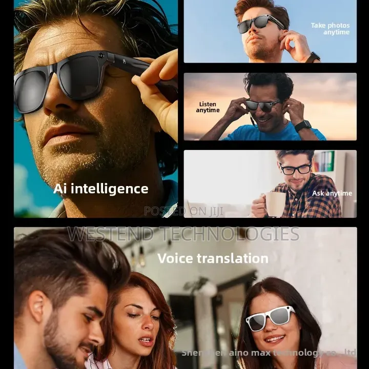 Xk One Pro Ai Smart Glasses With Chatgpt Shot Videos Voice Assistant