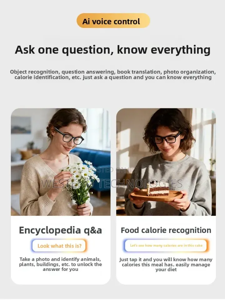 Xk One Pro Ai Smart Glasses With Chatgpt Shot Videos Voice Assistant
