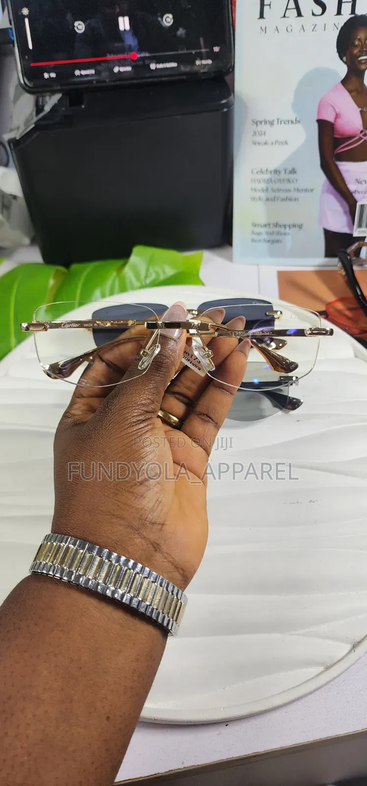 Cartier Rimless Eyeglasses