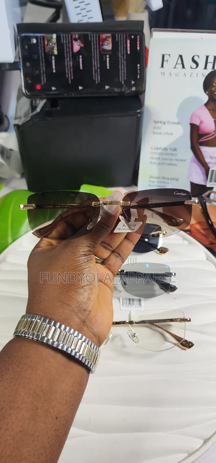 Cartier Rimless Eyeglasses