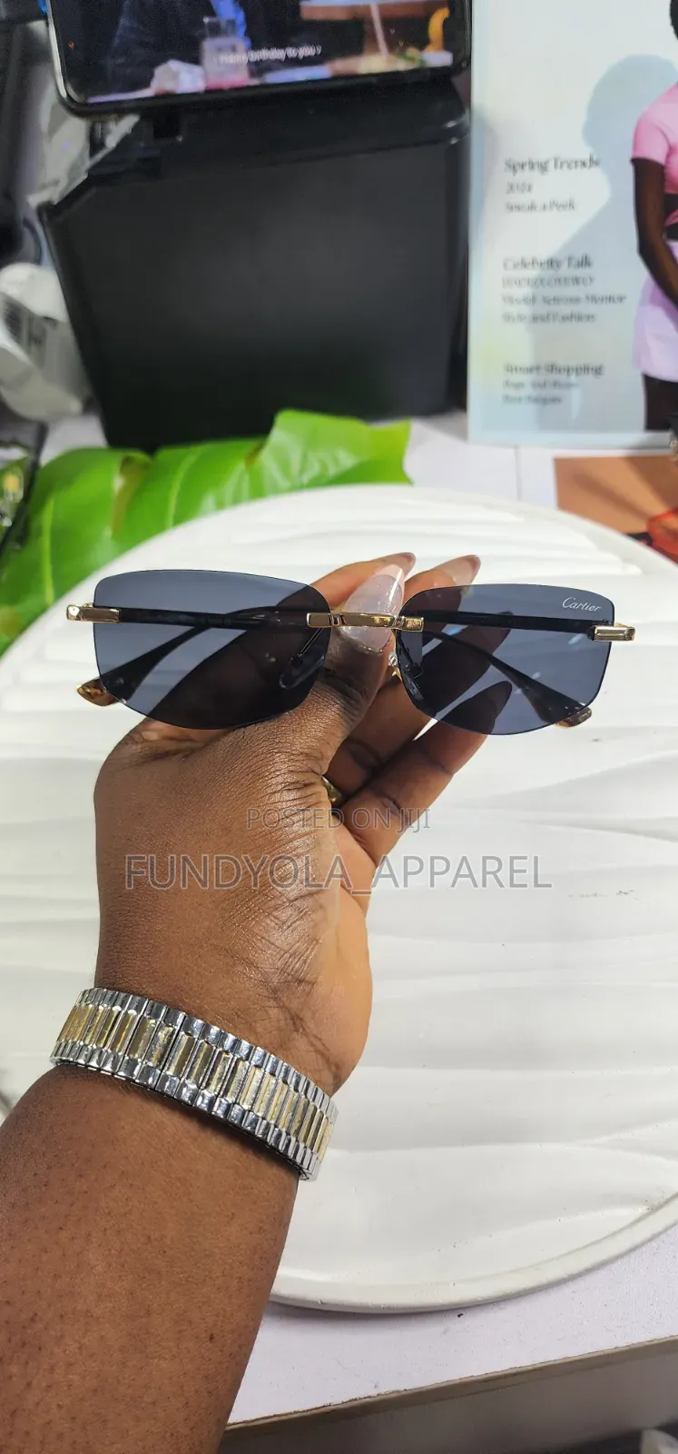 Cartier Rimless Eyeglasses