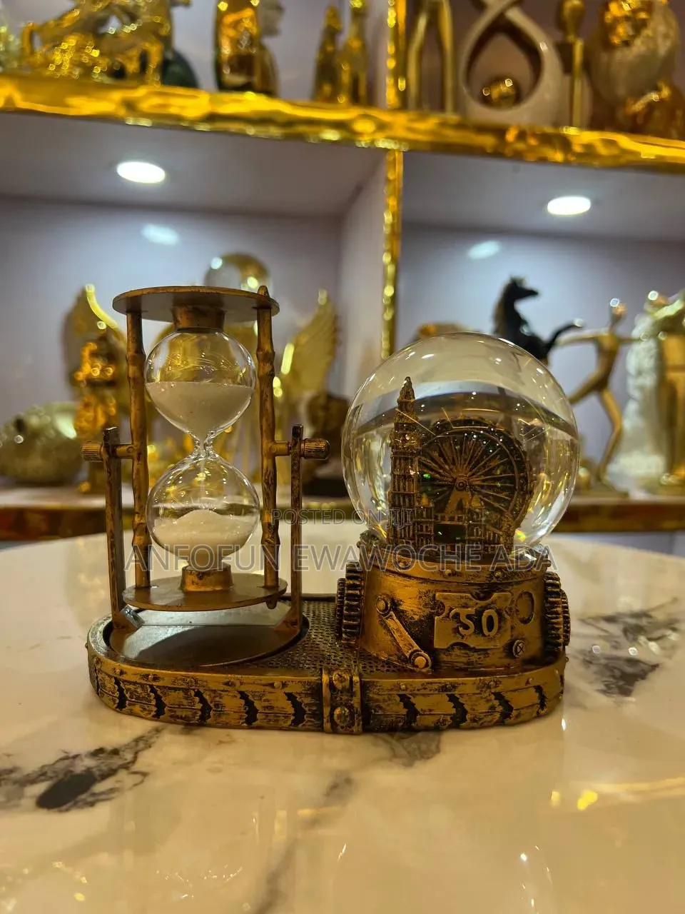 Crystal Hour Glass