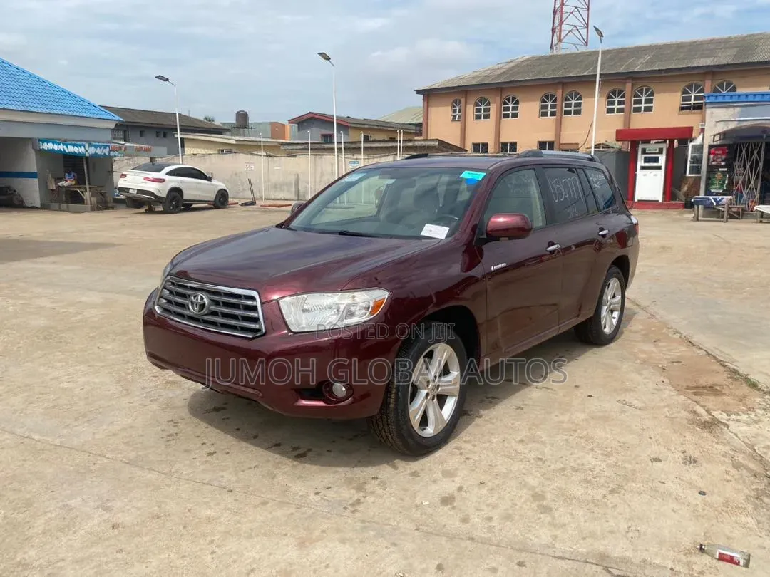 Toyota Highlander Limited 2008 Burgundy