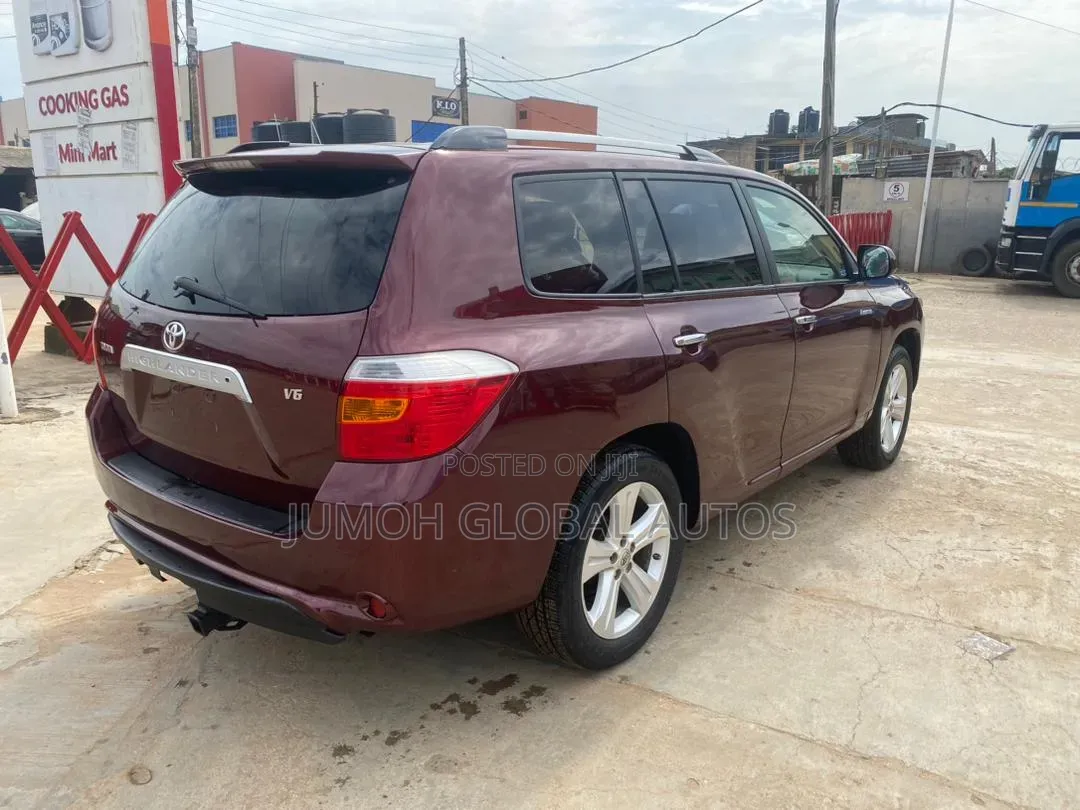 Toyota Highlander Limited 2008 Burgundy