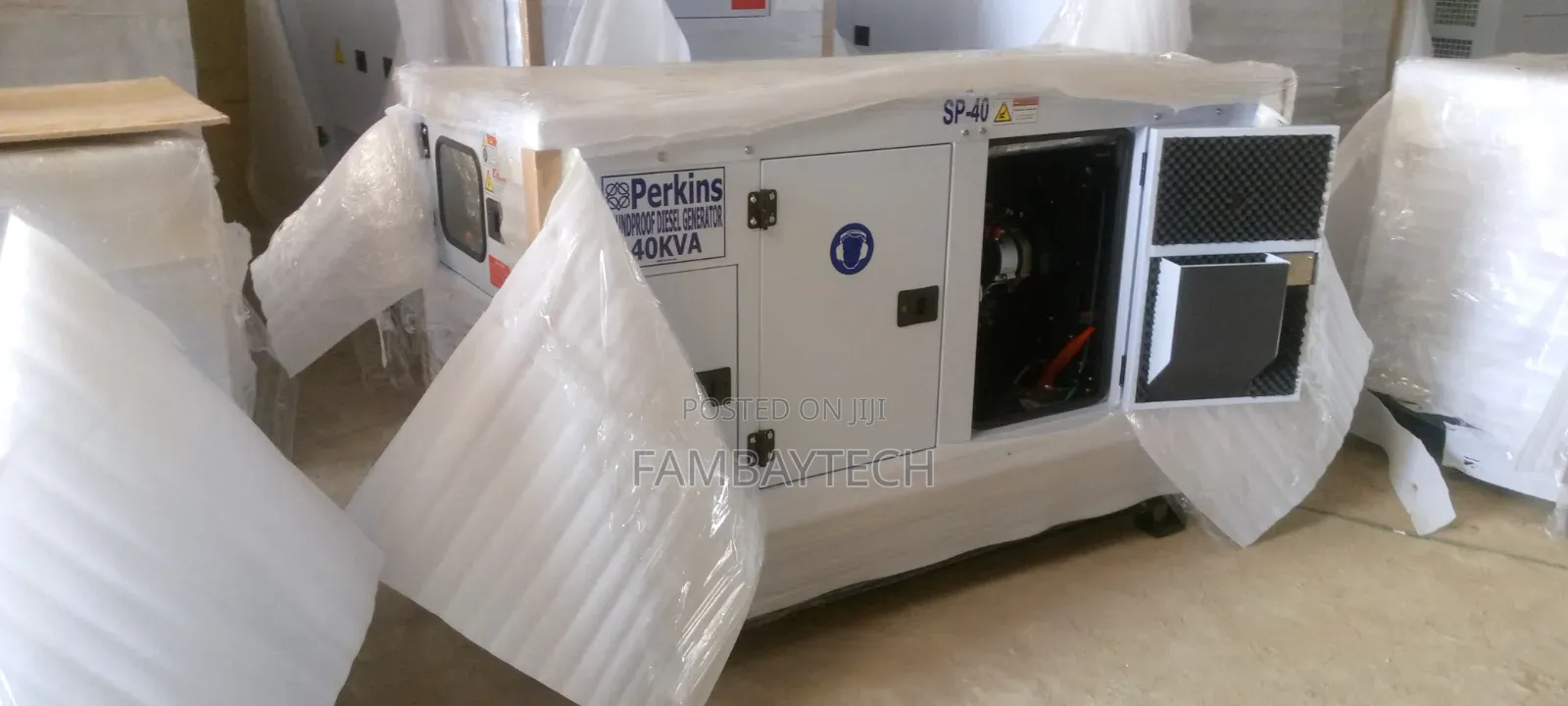 Industrial Grade Perkins 40kva Soundproof Generator