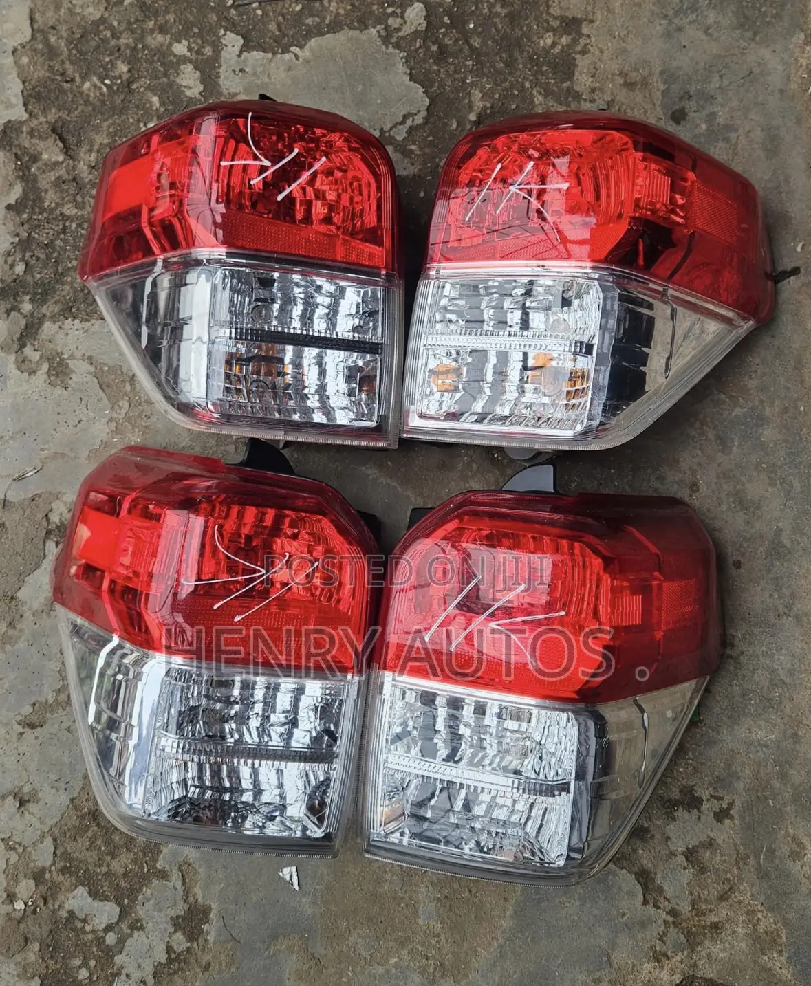 Set Taillights for 4 Runner 2010