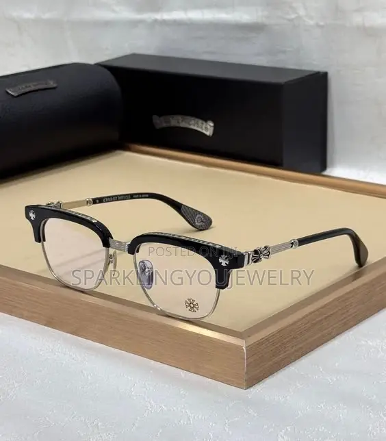 Chrome Heart Glasses With Metal Frame