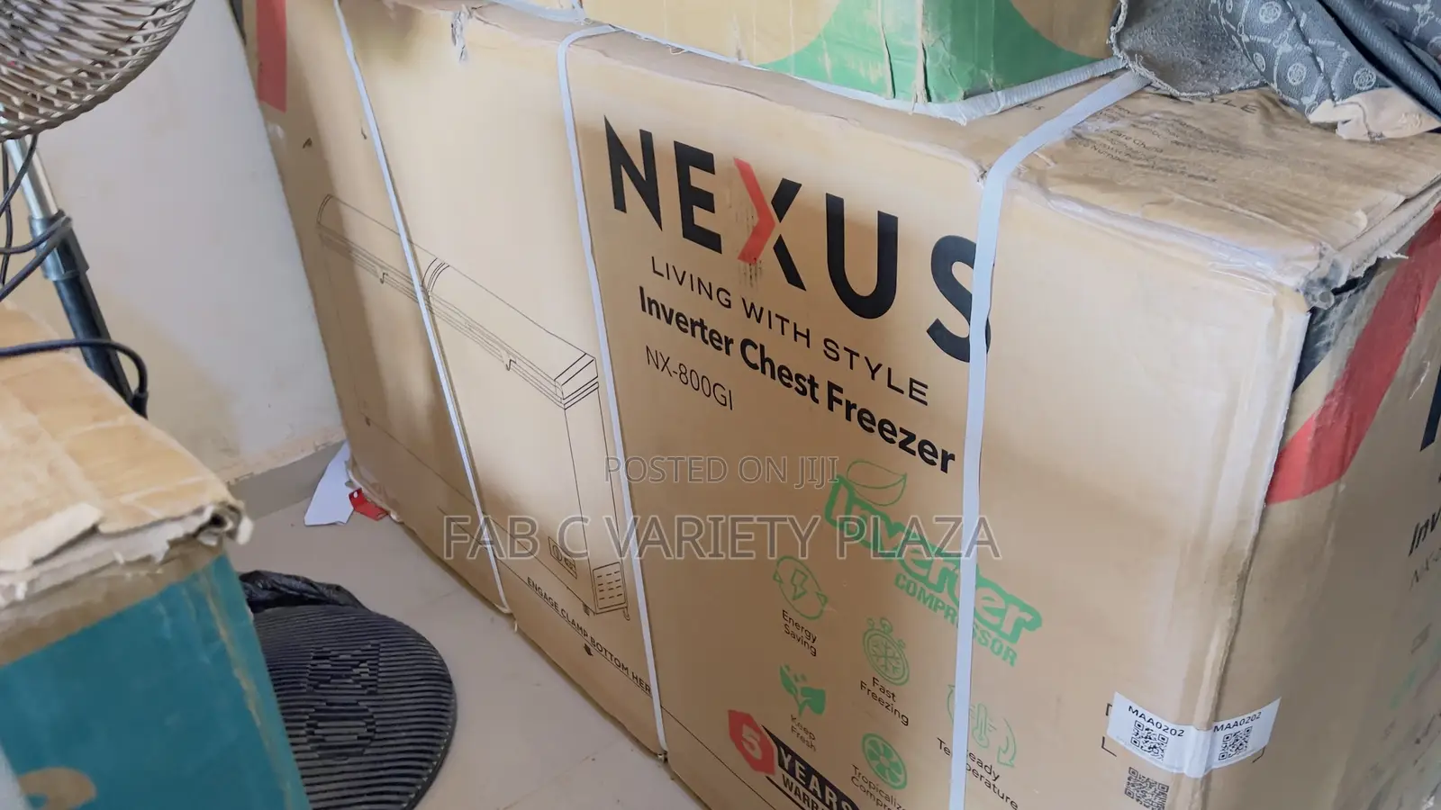 Nexus 800l Inverter Double Door Chest Freezer