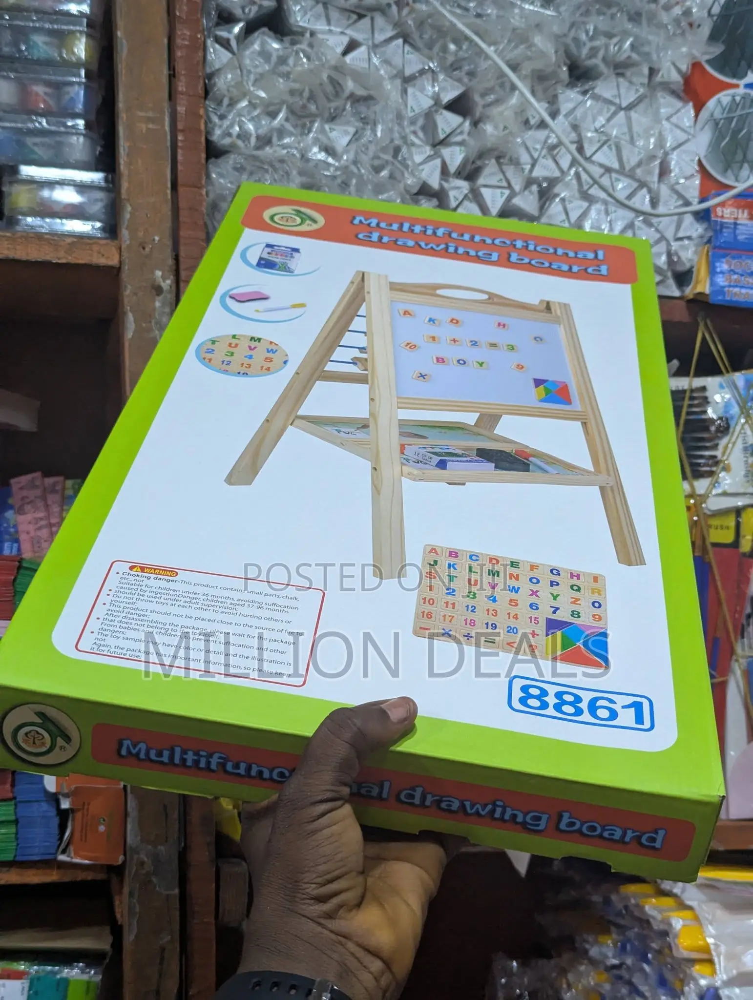 Multifunction Kids Drawing Board Ages 3+