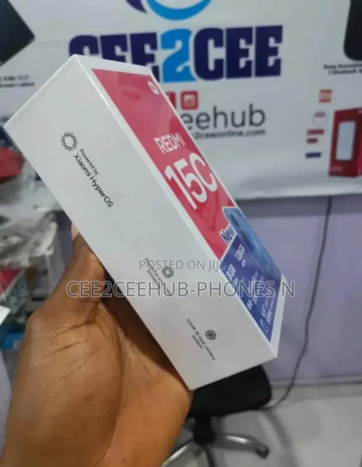 New Xiaomi Redmi 15C 4G 128 GB Black