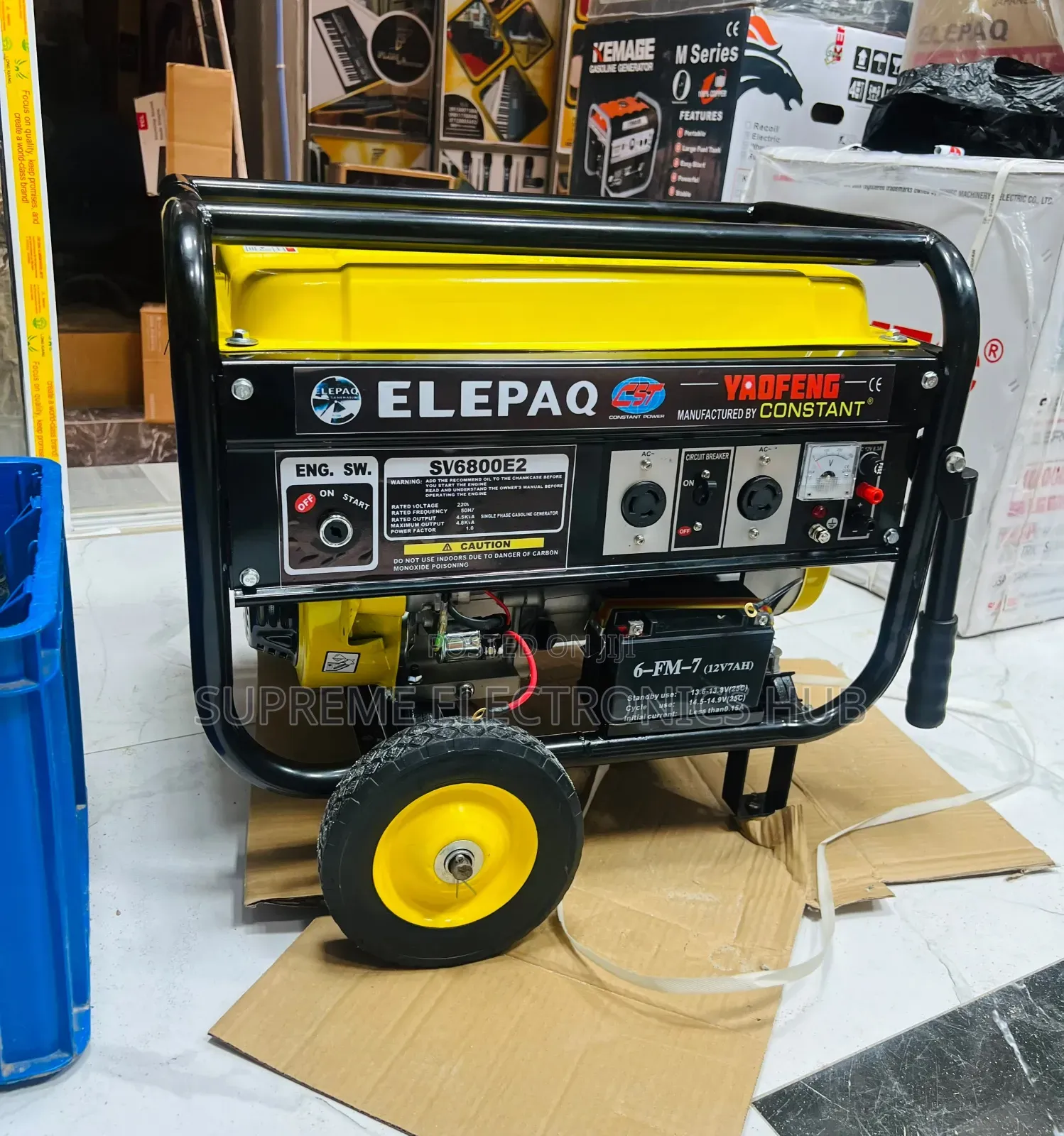 Brand New Model Sv6800e2 4.5kva Constant Elepaq Gen. [1 Year Warranty]