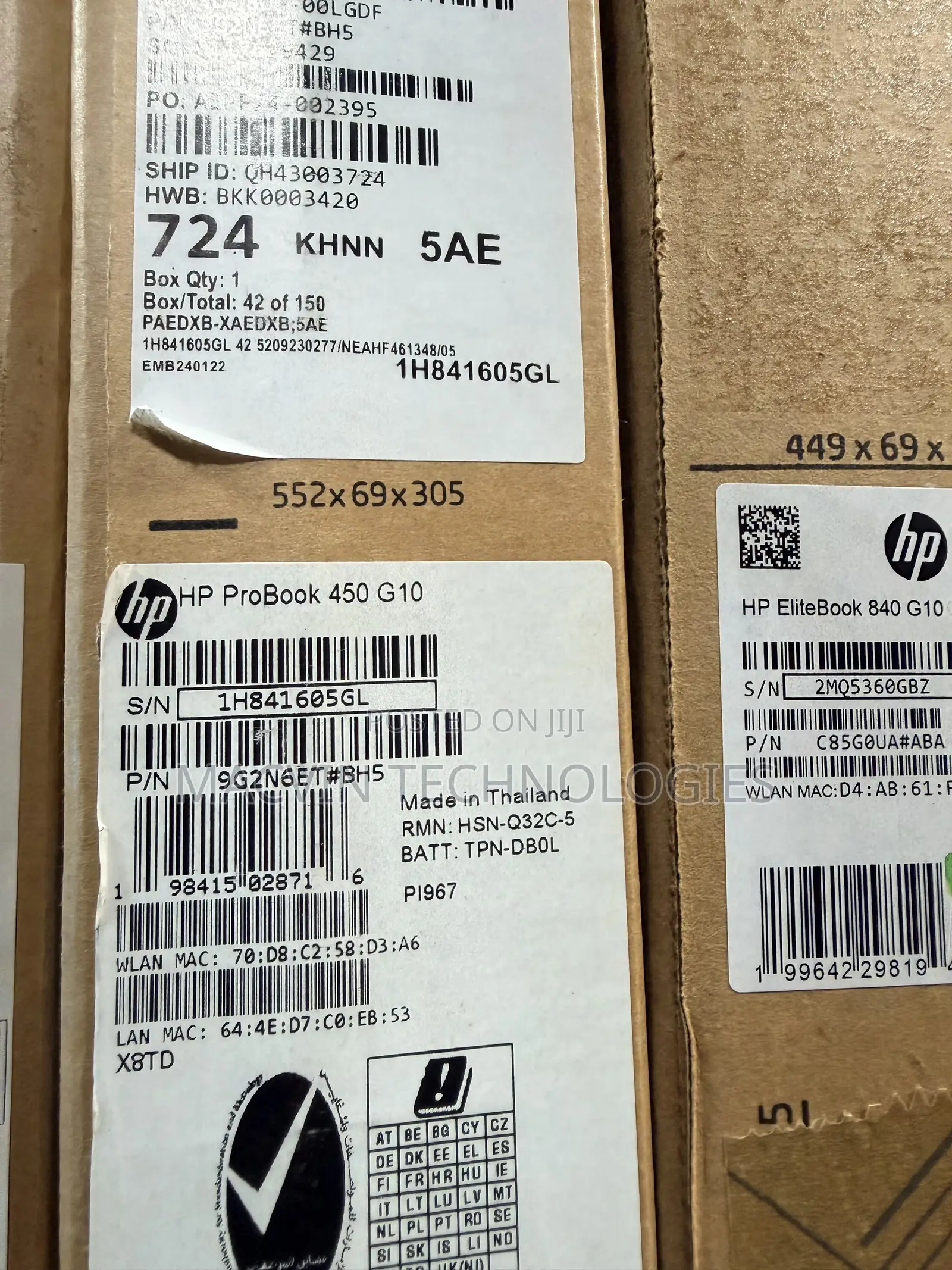 New Laptop HP Probook 450 8GB Intel Core i7 SSD 512GB