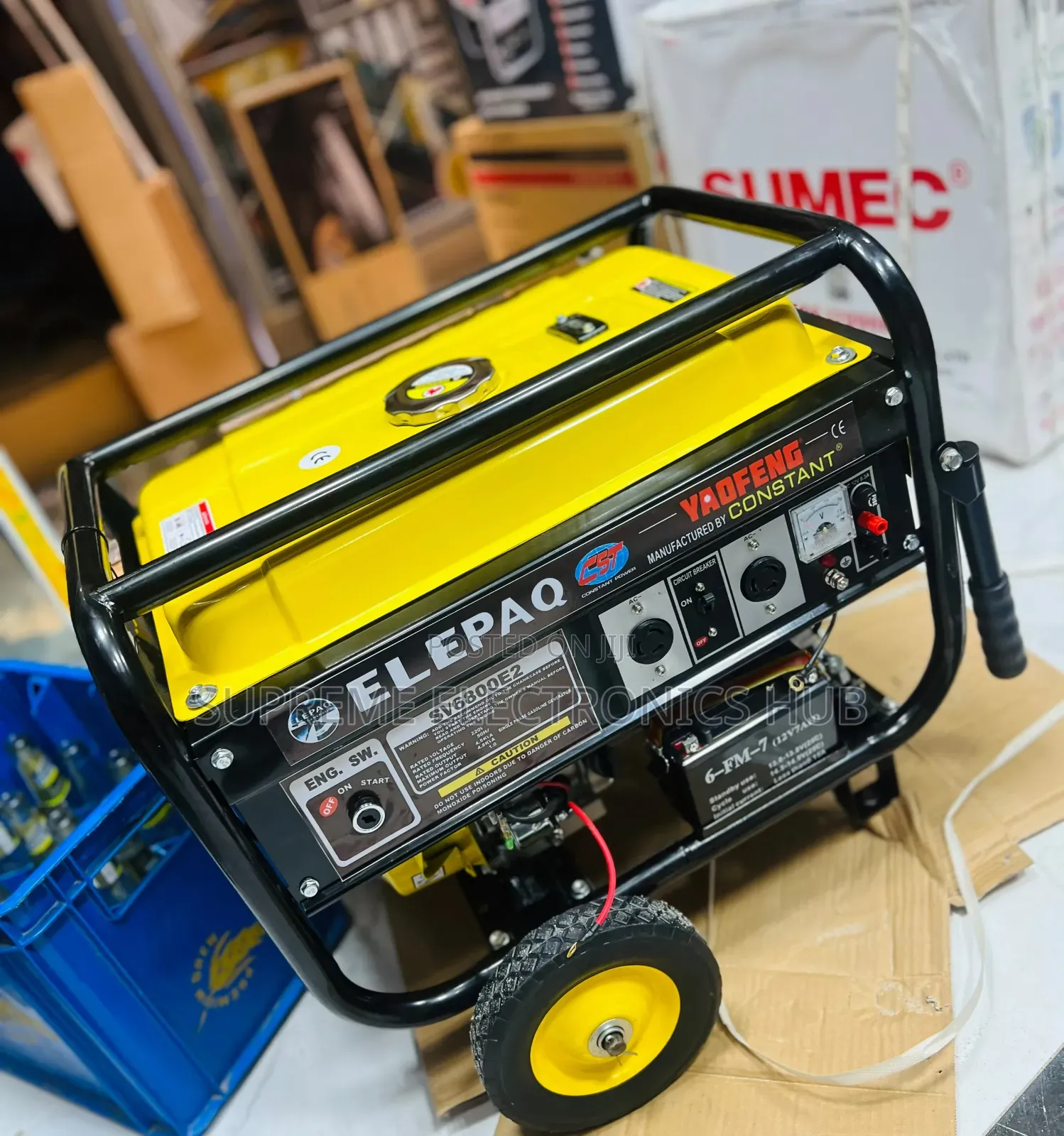 New 100% Copper 4.5kva Elepaq Petrol Generator [Low Fuel Consumption]