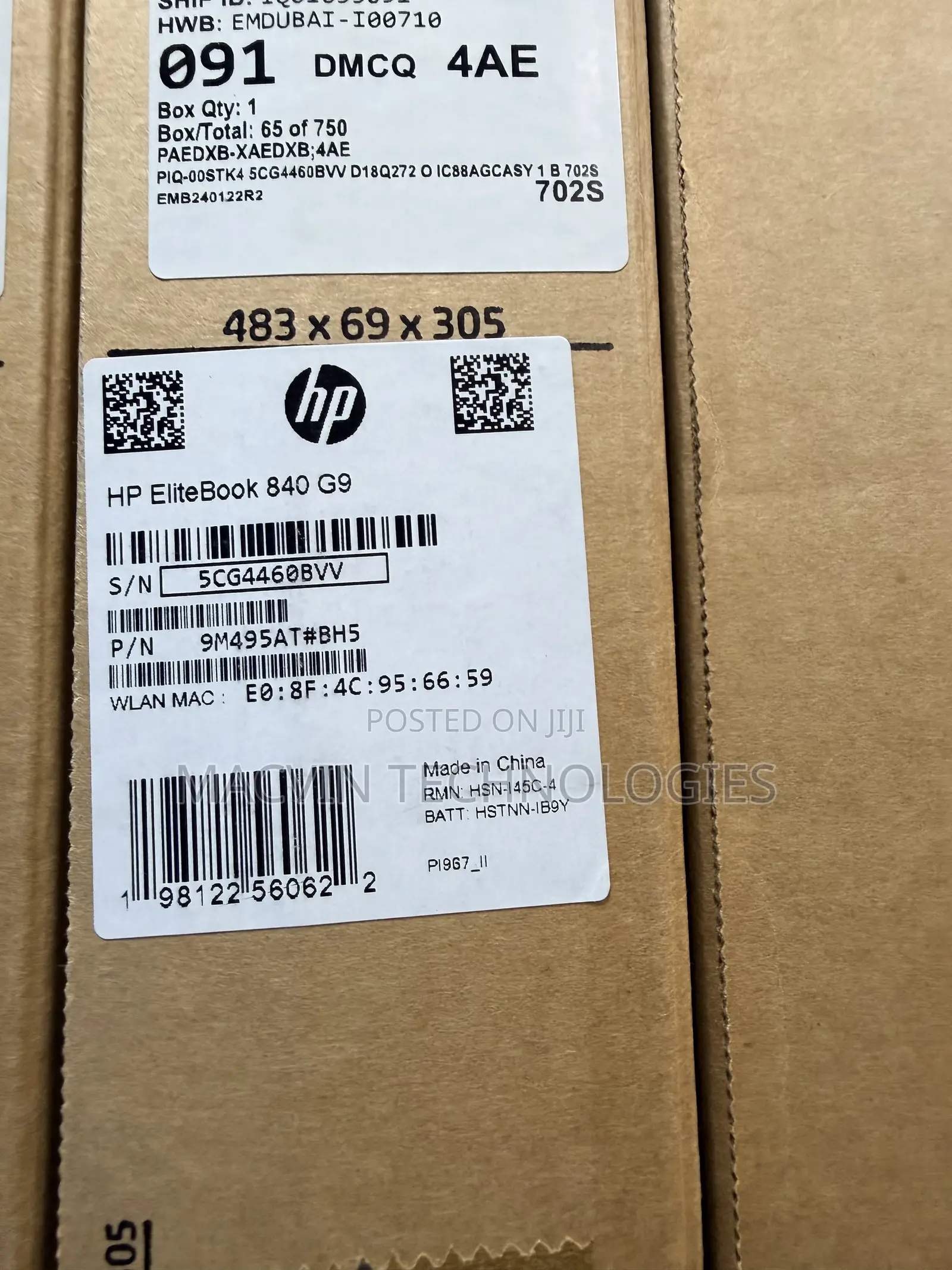 New Laptop HP EliteBook 840 G9 16GB Intel Core i7 SSD 512GB