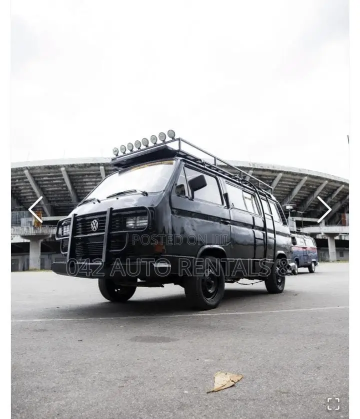 Vintage Volkswagen Kombi Black for Hire