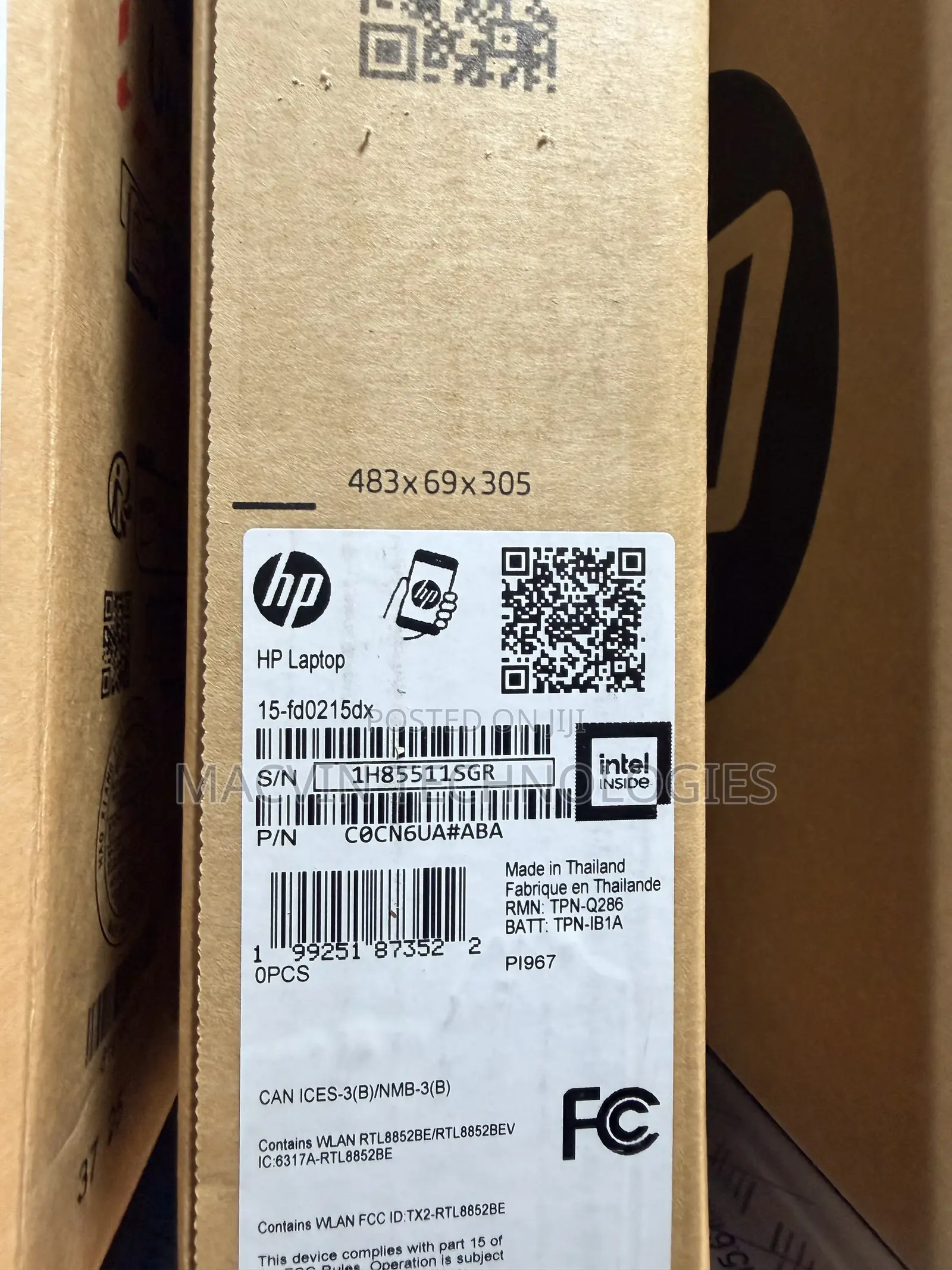 New Laptop HP 15 16GB Intel Core i5 SSD 512GB